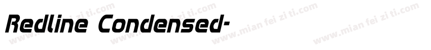 Redline Condensed字体转换